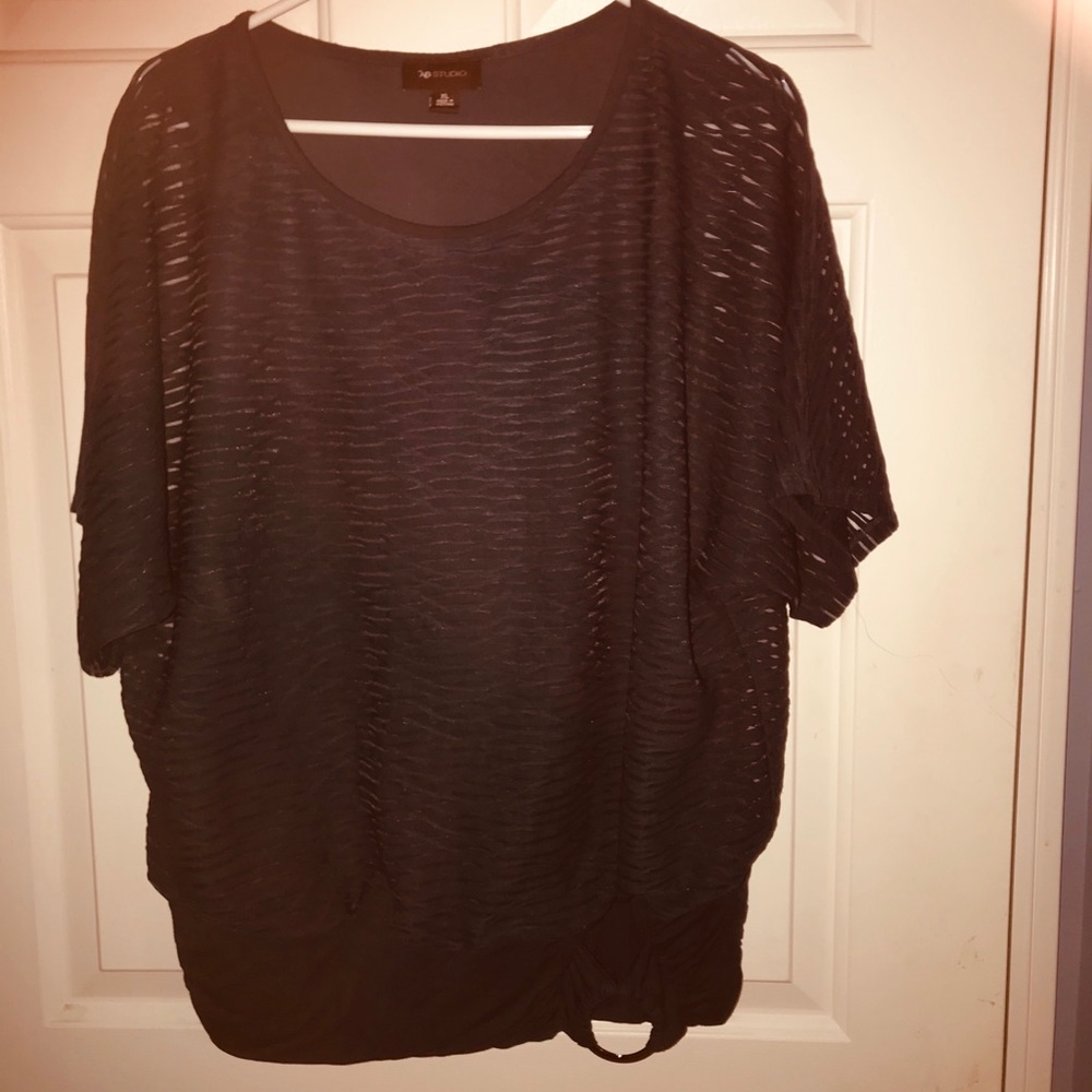 Navy blouse